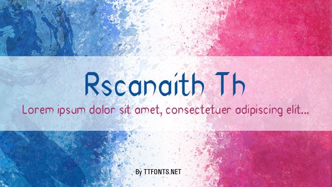 Rscanaith Th example